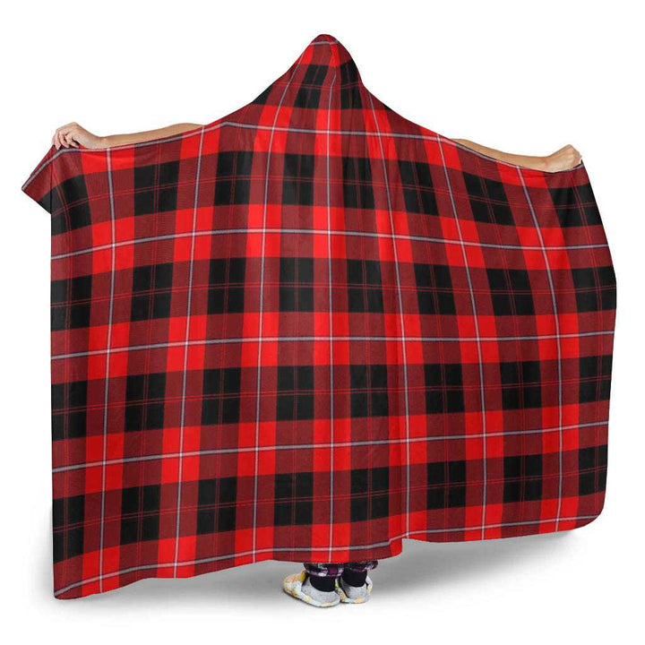 Scottish Cunningham Modern Clan Tartan Hooded Blanket Tartan Plaid 2
