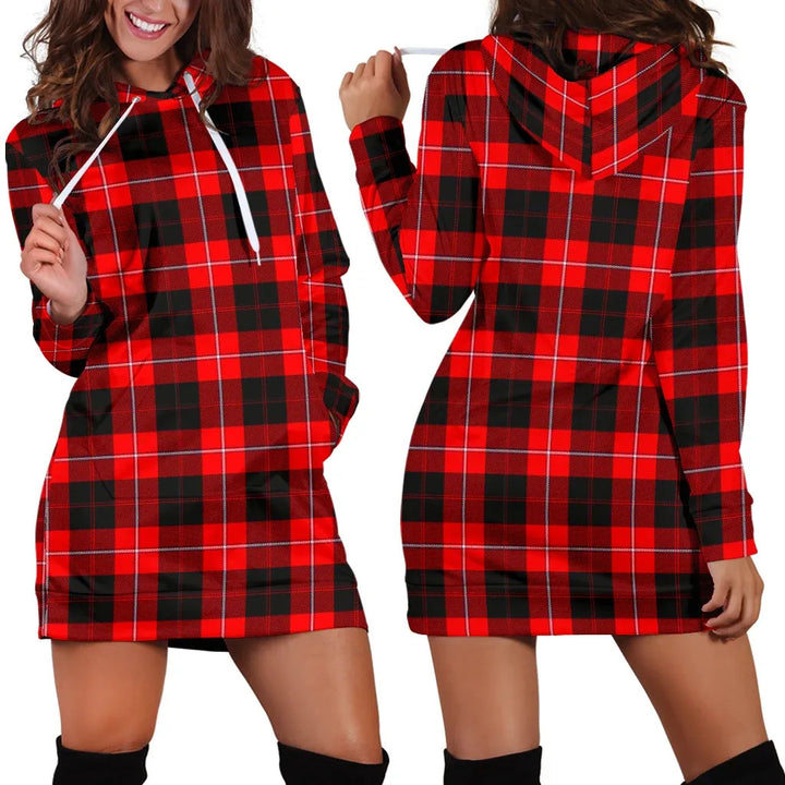 Scottish Cunningham Modern Clan Tartan Hoodie Dress