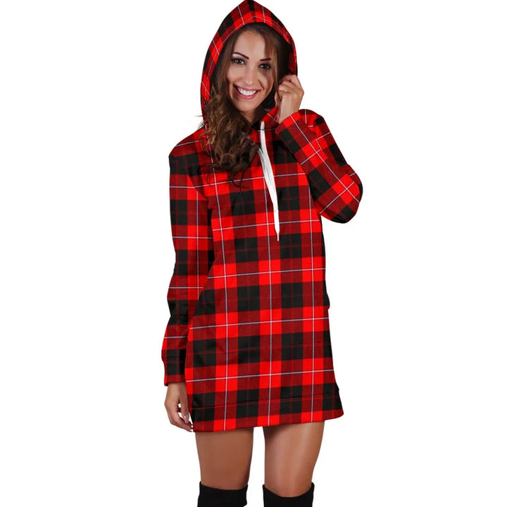 Scottish Cunningham Modern Clan Tartan Hoodie Dress