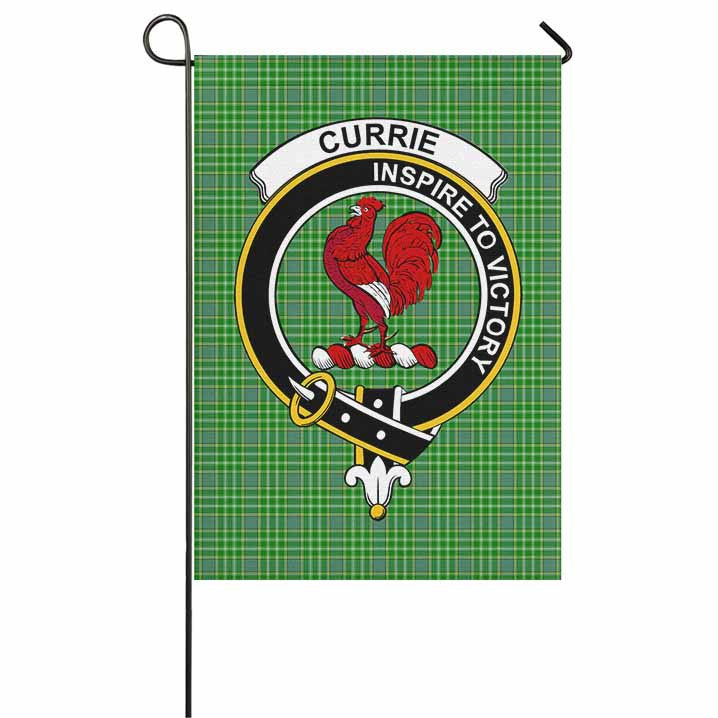 Scottish Currie Clan Crest Tartan Garden Flag Tartan Plaid 1