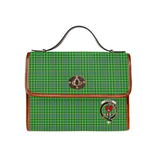 Scottish Currie Clan Crest Tartan Waterproof Canvas Bag Tartan Plaid 1