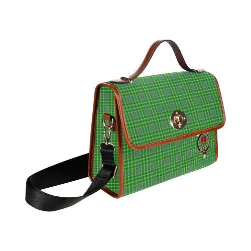 Scottish Currie Clan Crest Tartan Waterproof Canvas Bag Tartan Plaid 3