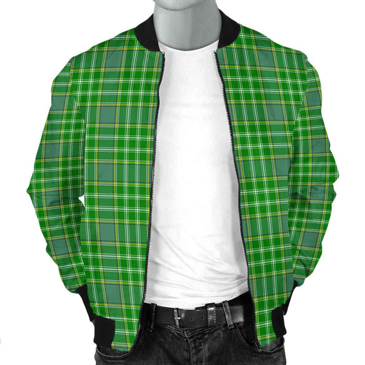 Scottish Currie Clan Tartan Bomber Jacket Tartan Plaid 2