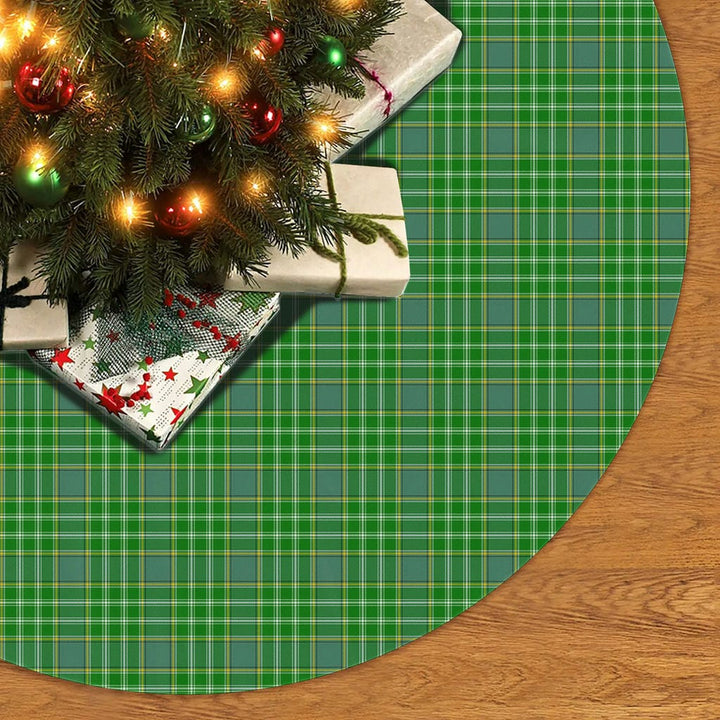 Scottish Currie Clan Tartan Christmas Tree Skirt No Tassels 2 Tartan Plaid