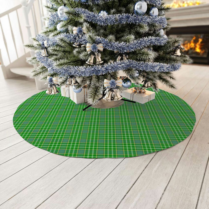 Scottish Currie Clan Tartan Christmas Tree Skirt No Tassels 3 Tartan Plaid