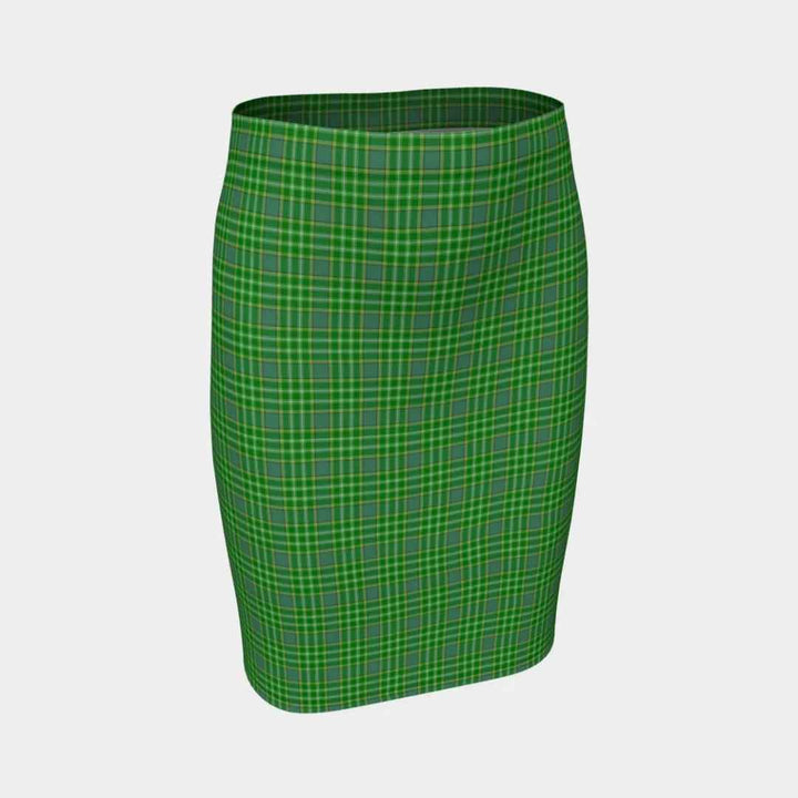 Scottish Currie Clan Tartan Fitted Skirt Tartan Plaid 1