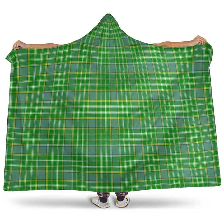Scottish Currie Clan Tartan Hooded Blanket Tartan Plaid 1