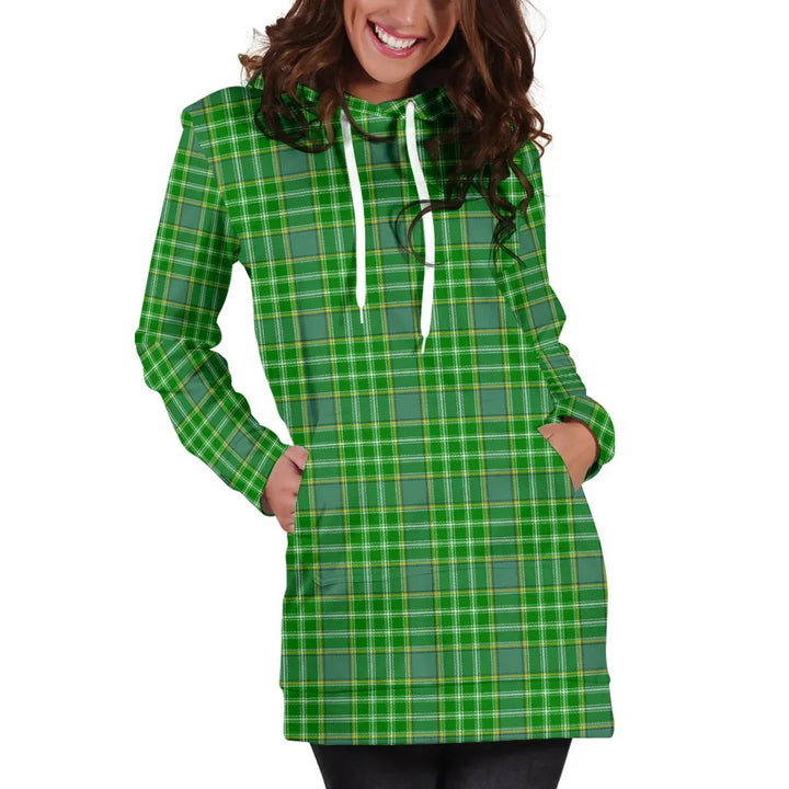 Scottish Currie Clan Tartan Hoodie Dress