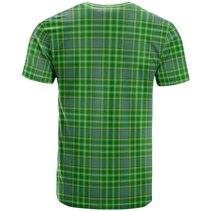 Scottish Currie Clan Tartan T-Shirt Back Side Tartan Plaid