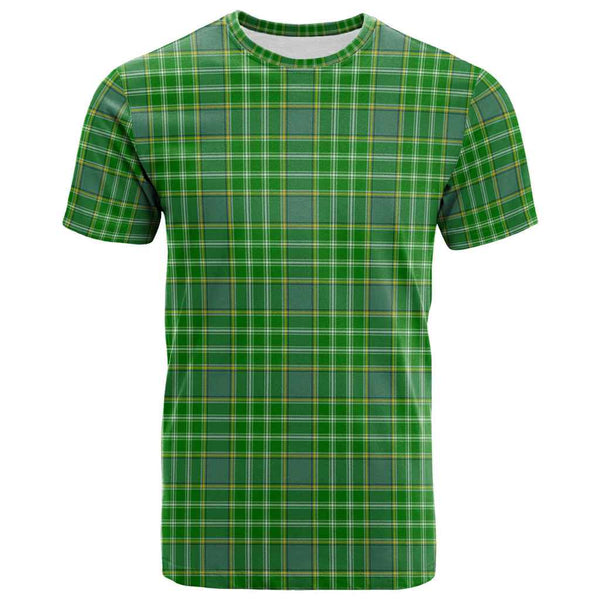 Scottish Currie Clan Tartan T-Shirt Front Side Tartan Plaid