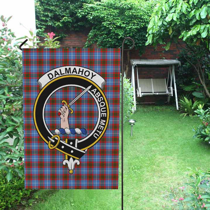 Scottish Dalmahoy Clan Badge Tartan Garden Flag | Tartanplaid.co ...