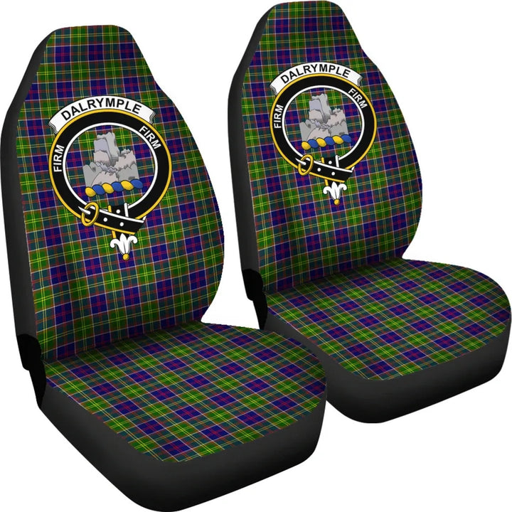 Scottish Dalrymple Clan Crest Tartan Car Seat Covers 4