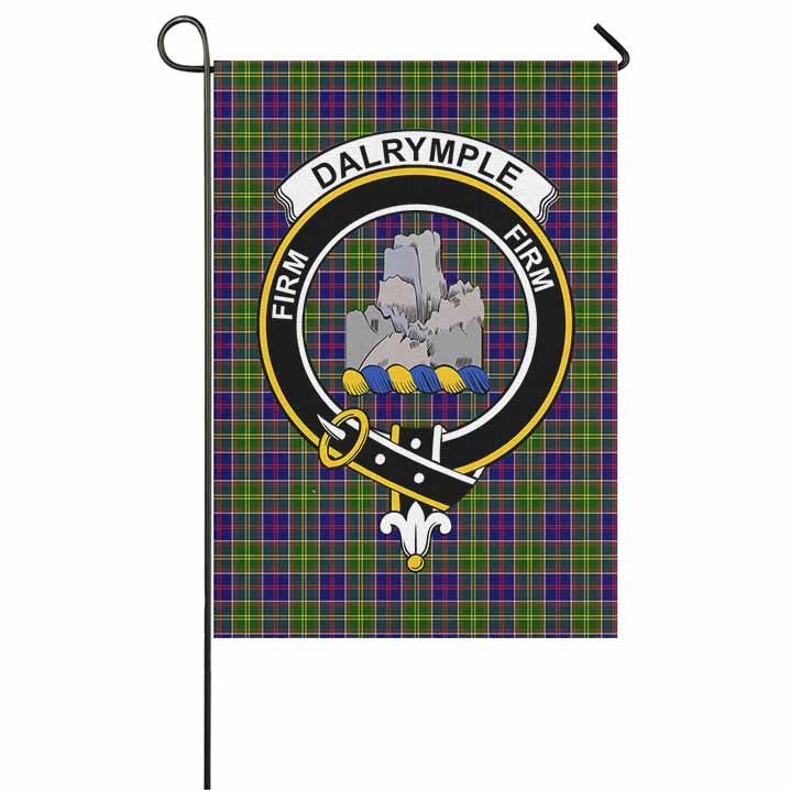 Coloraco Flag Scottish Dalrymple Clan Badge Tartan Garden Flag | Tartanplaid.co ...