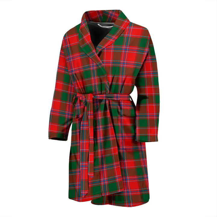 Scottish Dalziel Modern Clan Tartan Bathrobe 1