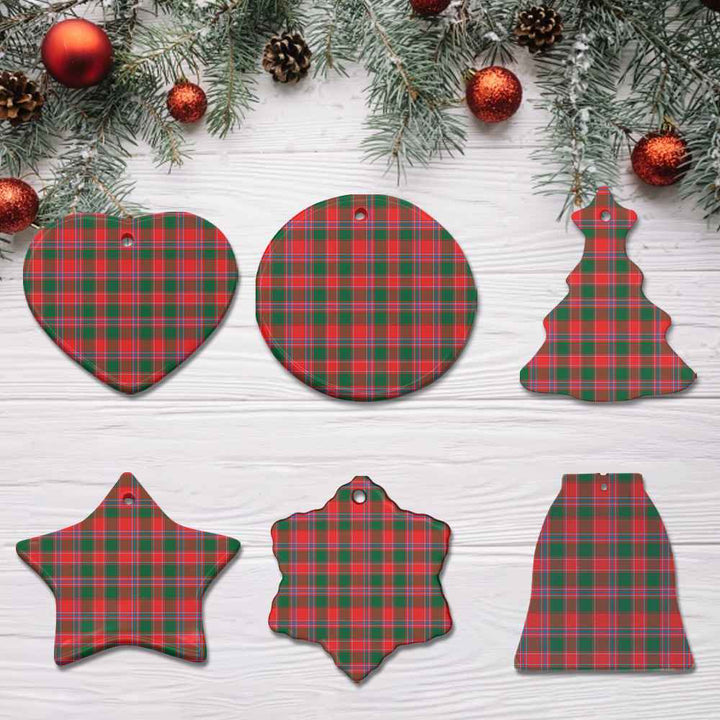 Scottish Dalziel Modern Clan Tartan Ceramic Ornament All Tartan Plaid