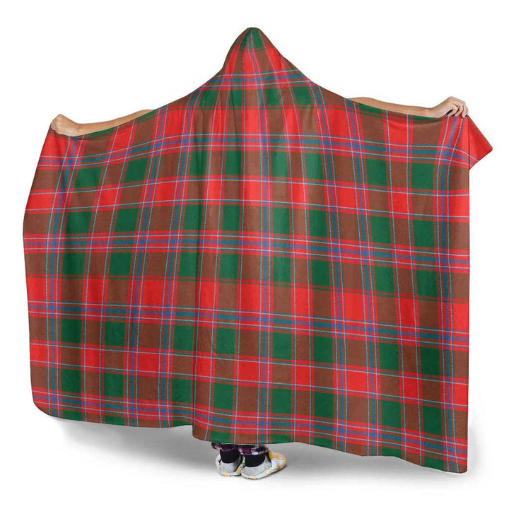 Scottish Dalziel Modern Clan Tartan Hooded Blanket Tartan Plaid 3
