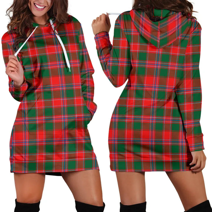 Scottish Dalziel Modern Clan Tartan Hoodie Dress