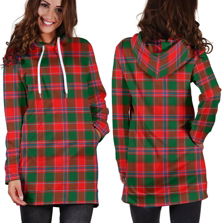 Scottish Dalziel Modern Clan Tartan Hoodie Dress