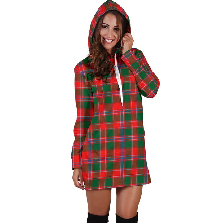 Scottish Dalziel Modern Clan Tartan Hoodie Dress