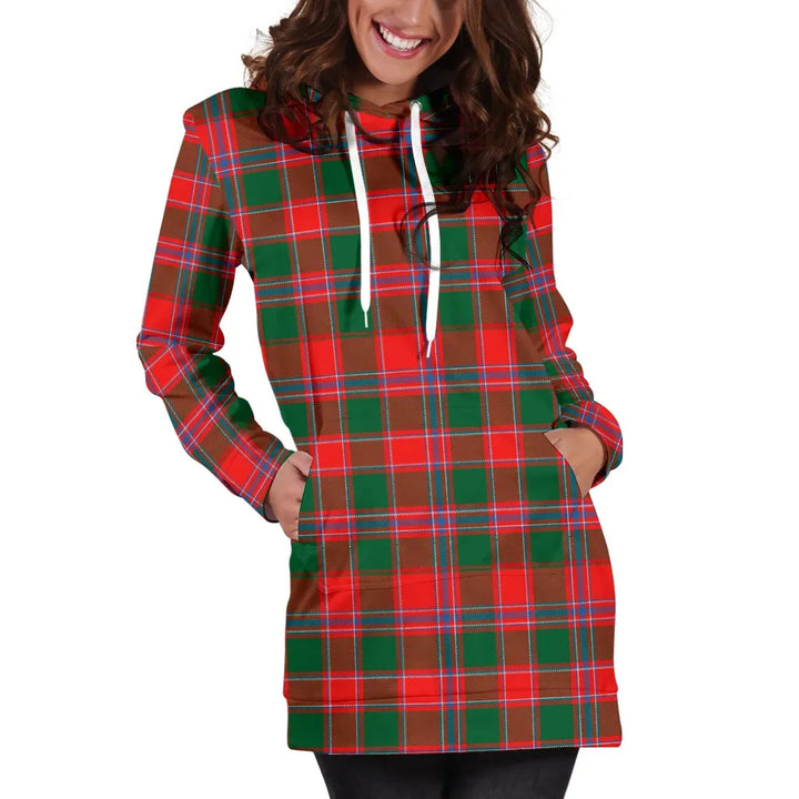 Scottish Dalziel Modern Clan Tartan Hoodie Dress