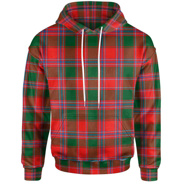 Scottish Dalziel Modern Clan Tartan Hoodie Front Side Tartan Plaid