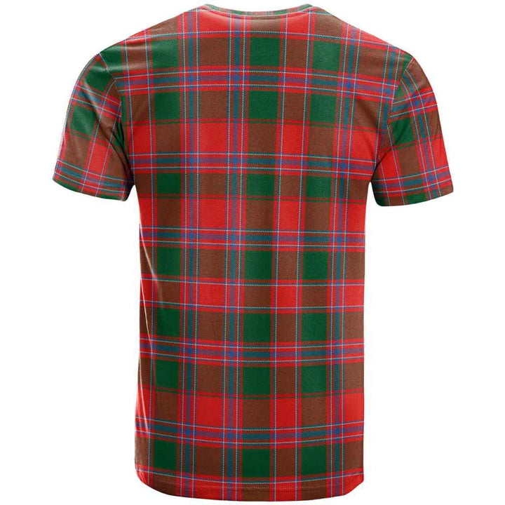 Scottish Dalziel Modern Clan Tartan T-Shirt Back Side Tartan Plaid