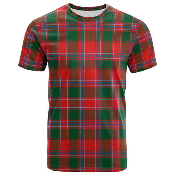 Scottish Dalziel Modern Clan Tartan T-Shirt Front Side Tartan Plaid