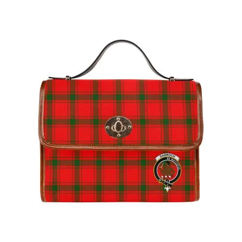 Scottish Darroch (Gourock) Clan Crest Tartan Waterproof Canvas Bag Tartan Plaid 1