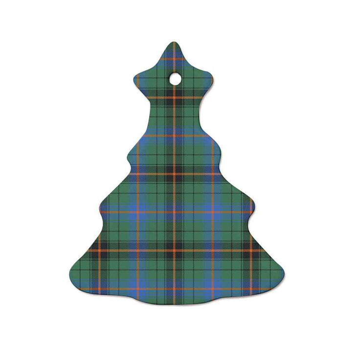 Scottish Davidson Ancient Clan Tartan Ceramic Ornament  Tree Shape Tartan Plaid