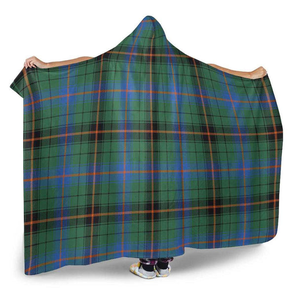 Scottish Davidson Ancient Clan Tartan Hooded Blanket Tartan Plaid 2
