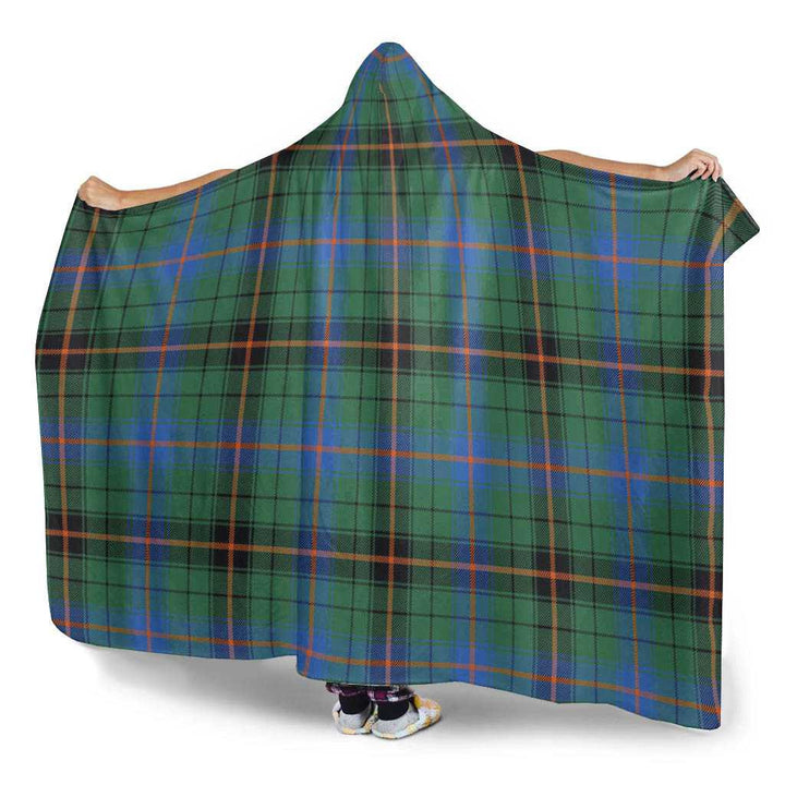 Scottish Davidson Ancient Clan Tartan Hooded Blanket Tartan Plaid 3