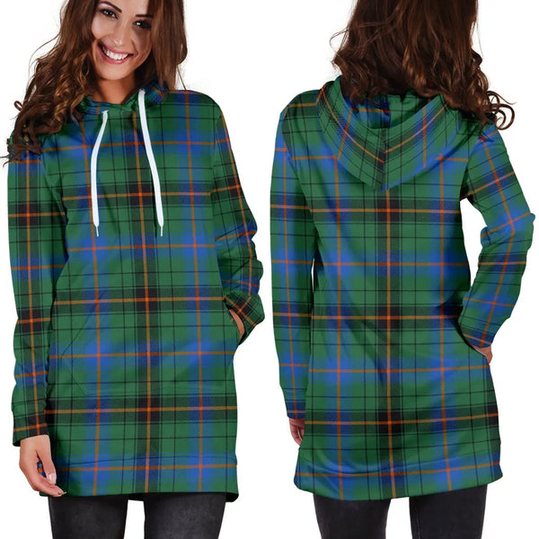 Scottish Davidson Ancient Clan Tartan Hoodie Dress