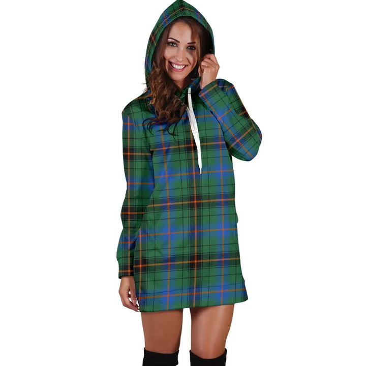 Scottish Davidson Ancient Clan Tartan Hoodie Dress