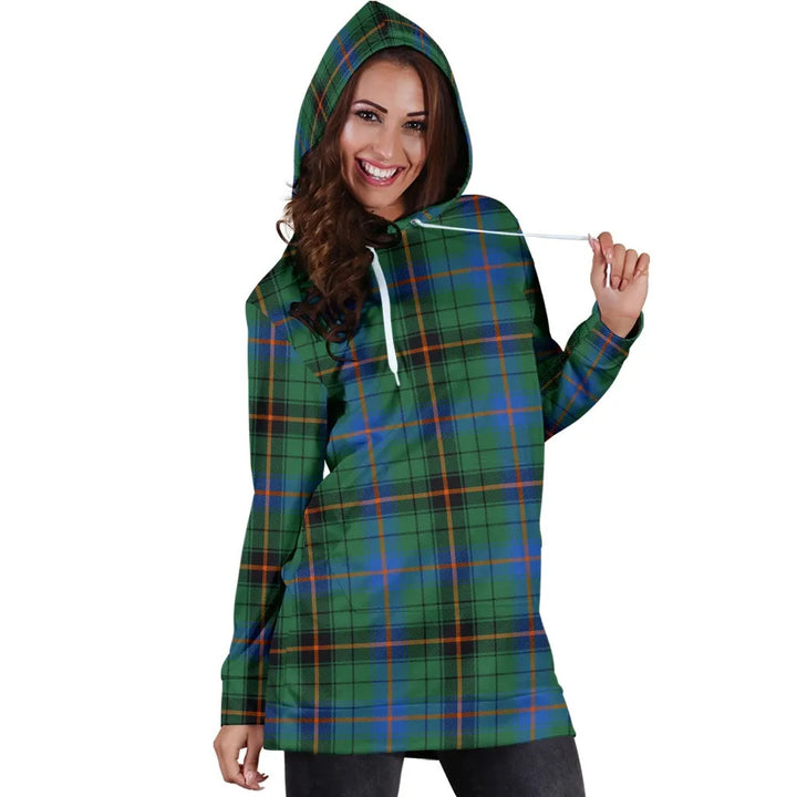 Scottish Davidson Ancient Clan Tartan Hoodie Dress