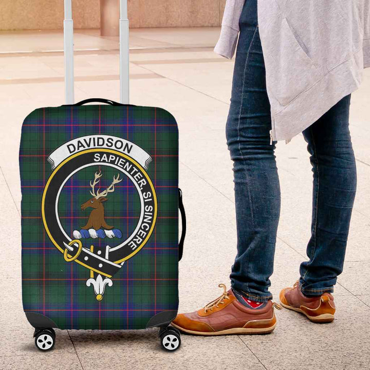 Scottish Davidson Clan Crest Tartan Luggage Cover Tartan Plaid 4