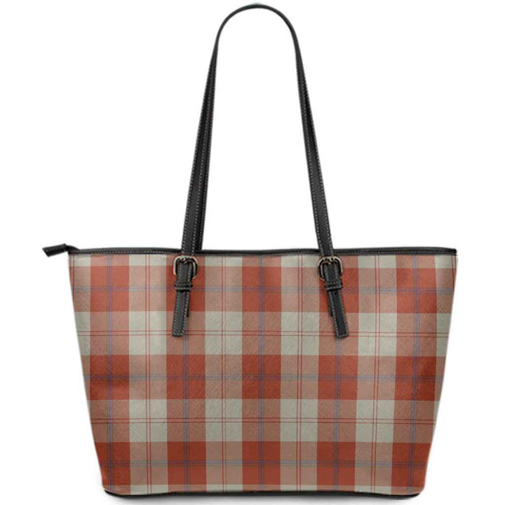 Scottish Davidson Dress Dancers Clan Tartan Leather Tote Tartan Plaid