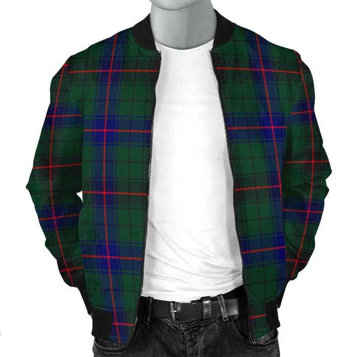 Scottish Davidson Modern Clan Tartan Bomber Jacket Tartan Plaid 2