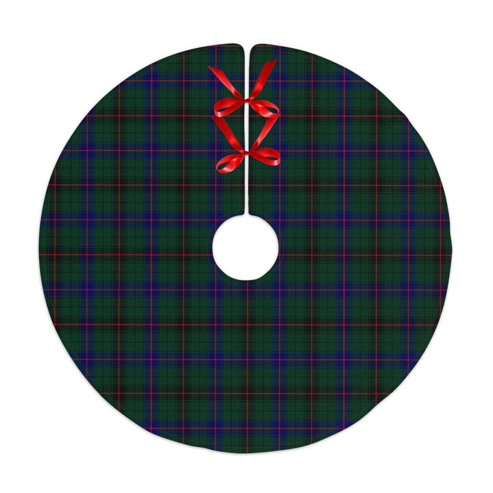 Scottish Davidson Modern Clan Tartan Christmas Tree Skirt No Tassels 1 Tartan Plaid