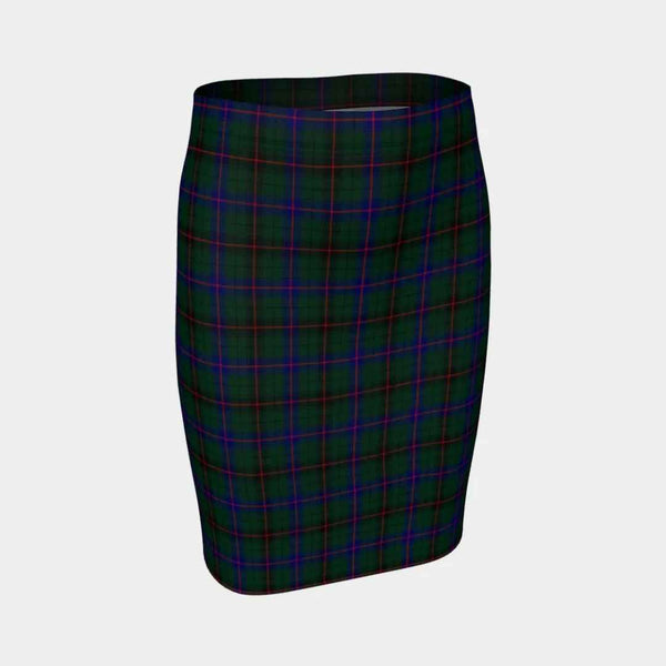 Scottish Davidson Modern Clan Tartan Fitted Skirt Tartan Plaid 1
