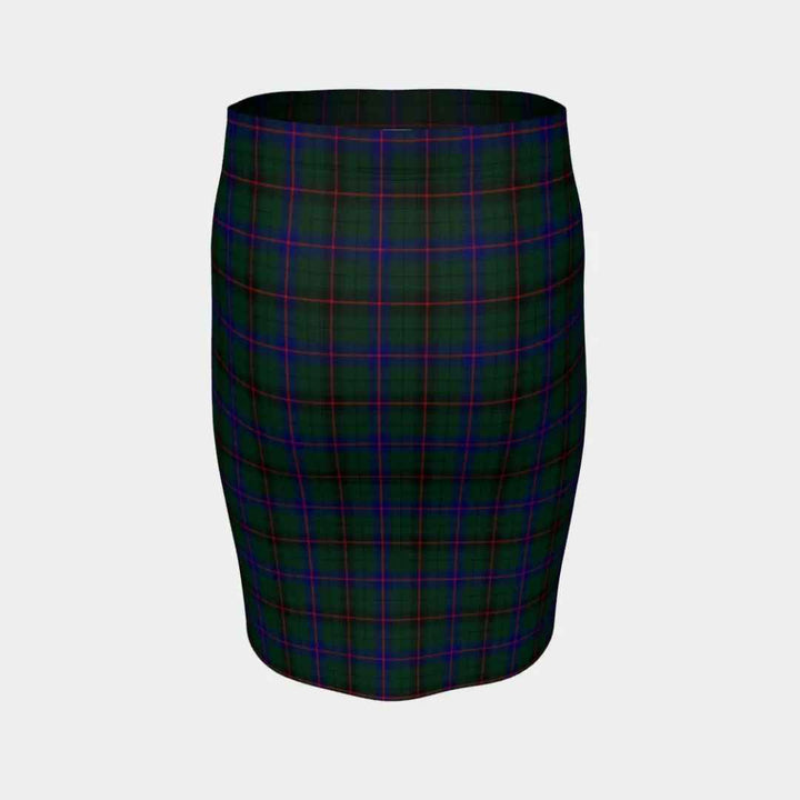 Scottish Davidson Modern Clan Tartan Fitted Skirt Tartan Plaid 4
