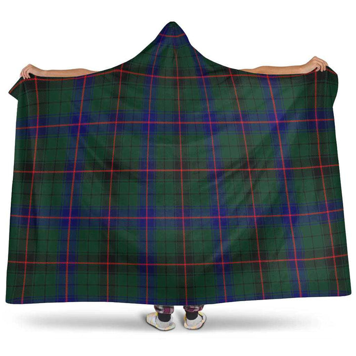 Scottish Davidson Modern Clan Tartan Hooded Blanket Tartan Plaid 1