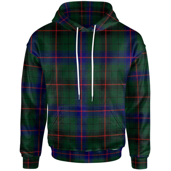 Scottish Davidson Modern Clan Tartan Hoodie Front Side Tartan Plaid
