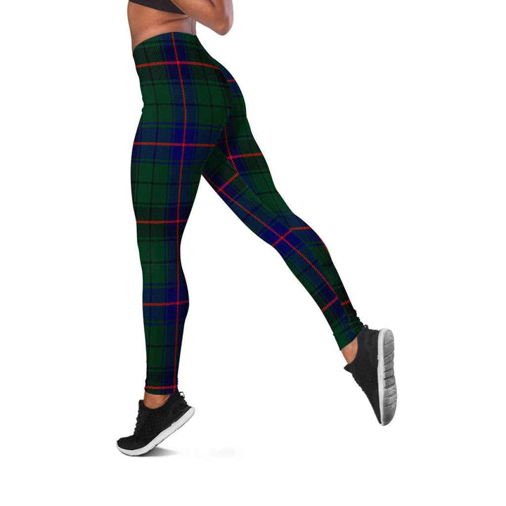 Scottish Davidson Modern Clan Tartan Women Leggings Tartan Plaid 2