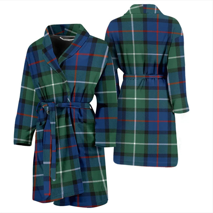 Scottish Davidson Of Tulloch Clan Tartan Bathrobe 3