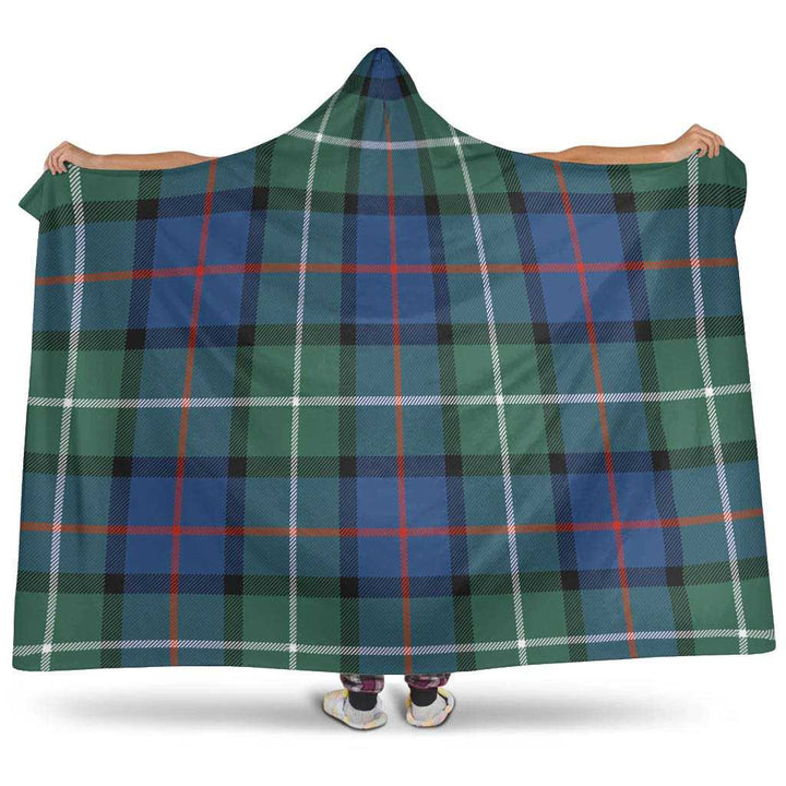 Scottish Davidson of Tulloch Clan Tartan Hooded Blanket Tartan Plaid 1