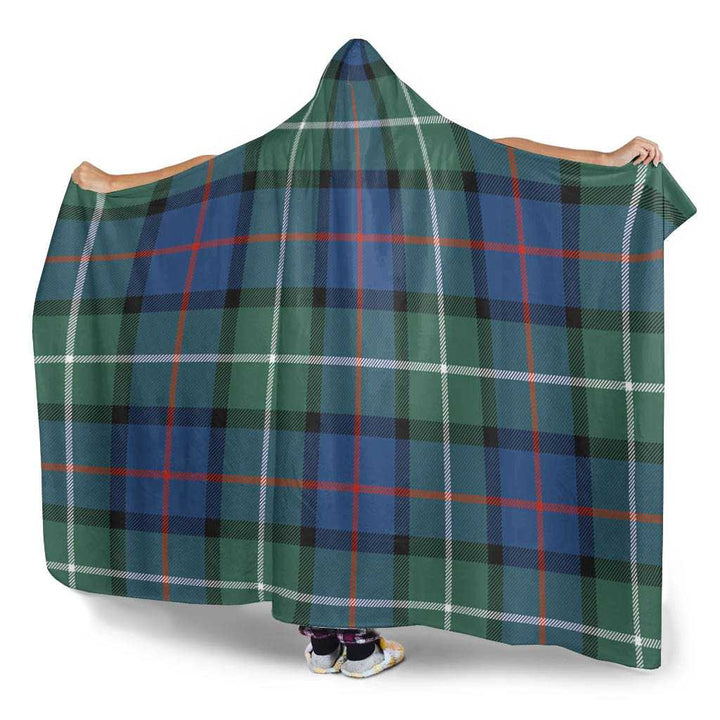 Scottish Davidson of Tulloch Clan Tartan Hooded Blanket Tartan Plaid 3