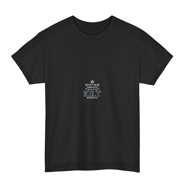 Scottish Davidson of Tulloch Clan Tartan T-Shirt - Keep Calm Tartan Plaid Black Color