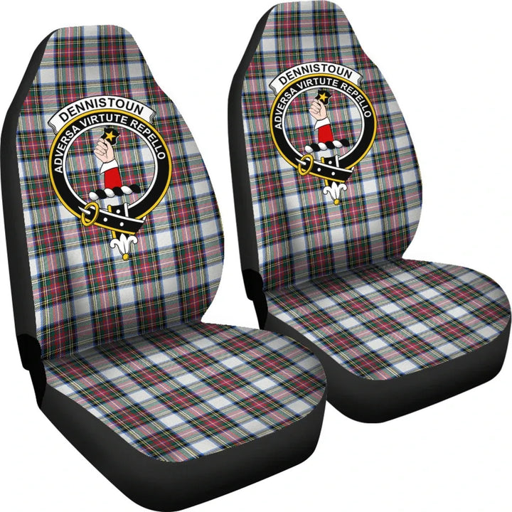 Scottish Dennistoun Clan Crest Tartan Car Seat Covers 4