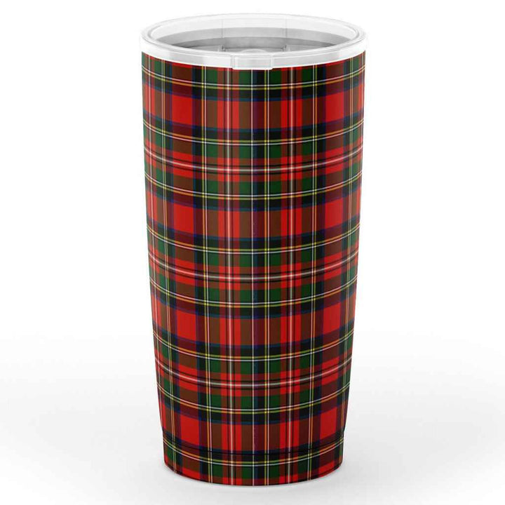 Scottish Dennistoun Clan Crest Tartan Insulated Tumbler Tartan Plaid 2