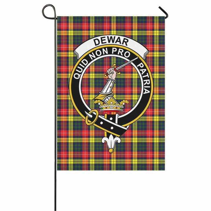 Scottish Dewar Clan Crest Tartan Garden Flag Tartan Plaid 1